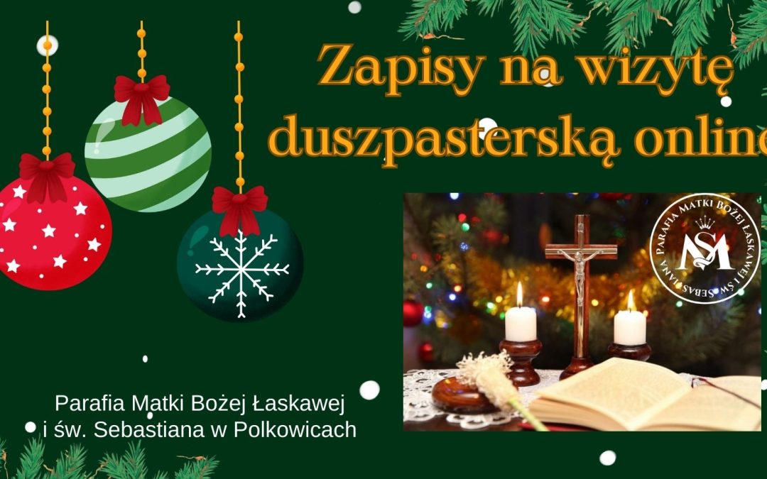 Zaproszenie online na&nbsp;wizytę duszpasterską