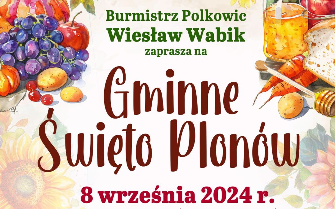 Gminne święto plonów w&nbsp;Sobinie – 8 września