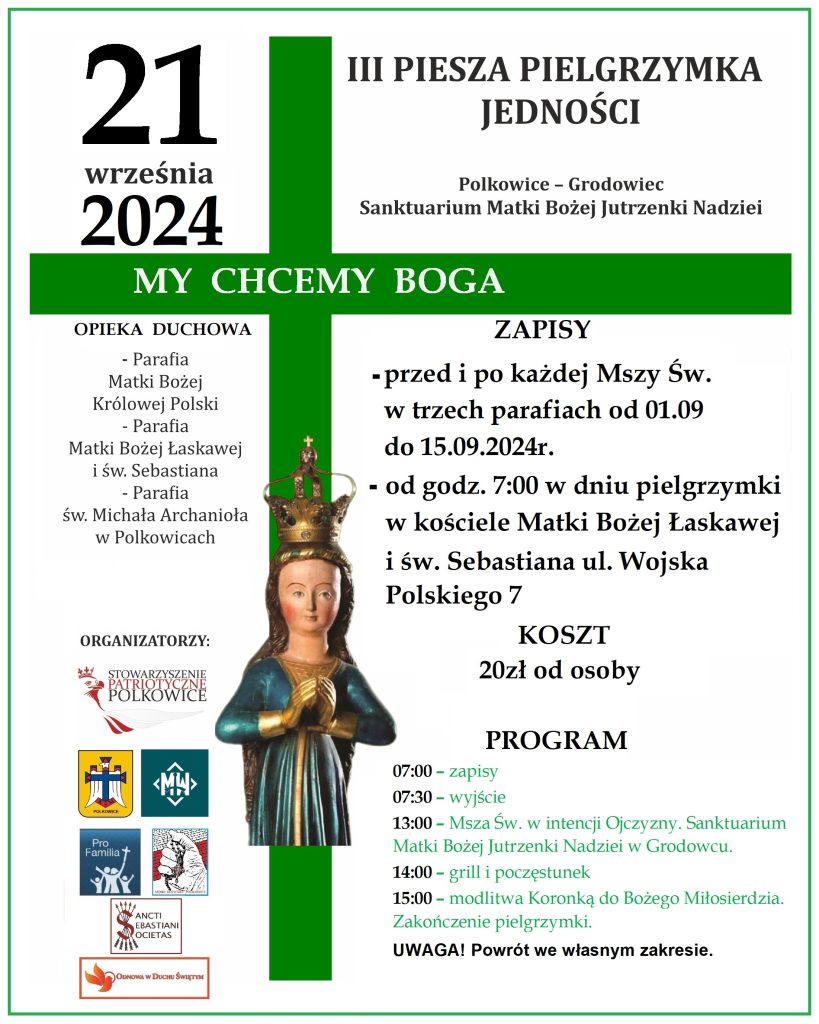 Plakat Pielgrzymki Jedności