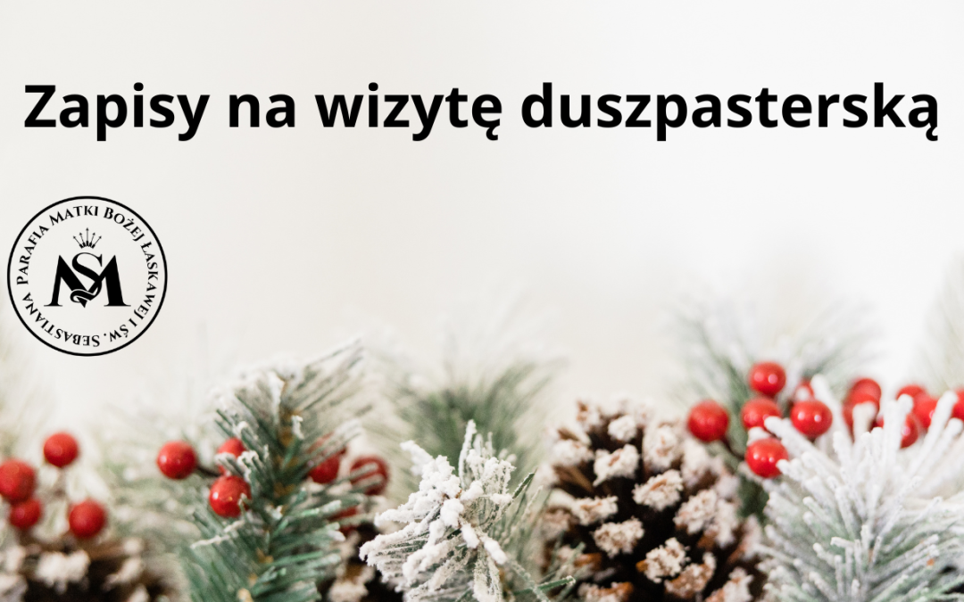 Zapisy na&nbsp;wizytę duszpasterską