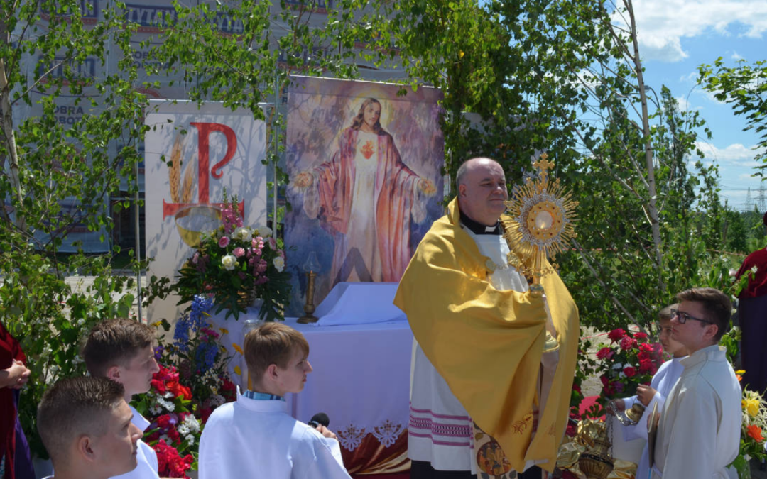 Uroczysta Procesja Bożego Ciała w&nbsp;Polkowicach